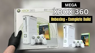 MEGA XBOX 360 - Unboxing and Complete Build (ASMR)