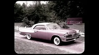 1958 Chrysler Line Up Dealer Promo Film - Windsor New Yorker Saratoga