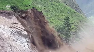 top 5 Massive landslide Caught on Camera