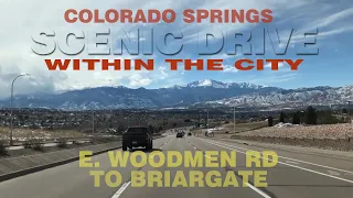 Colorado Springs Scenic Drive within the city.