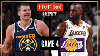 NBA LIVE! NUGGETS vs LAKERS GAME 4 | 2024 NBA PLAYOFFS | April 28, 2024 | NBA 2K24