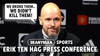 'We broke them but we didn't KILL THEM!' | Man Utd 0-0 Newcastle | Erik ten Hag press conference