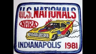 CLASSIC VIDEO - TELEVISION BROADCAST OF 1981 NHRA U.S. NATIONALS