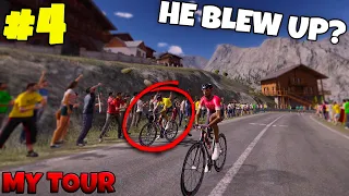 HE BLEW UP??? - My Tour #4: Tour De France 2020 PS4 (Arkea-Samsic Gameplay)