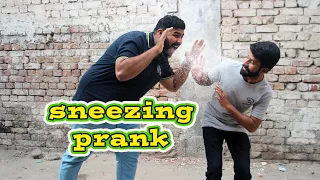 Sneezing Prank in Public | Israr World