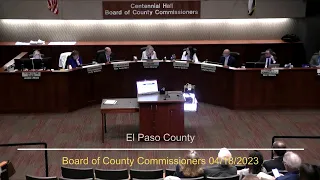Board of County Commissioners Meeting 04-18-2023 (Land Use)