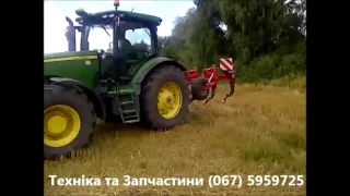 Глубокорыхлитель Quivogne SSD чизельный плуг Кивонь + трактор John Deere 8245R