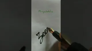 Good Cursive Handwriting Practice | #shorts #youtubeshorts #priyalekha #zeena #name #writingart