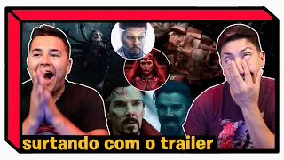 [React] Trailer Doutor Estranho 2 - No universo da loucura