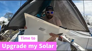 Upgraded Solar on my Catalina 30