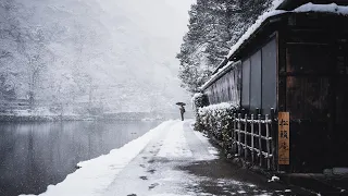 Walking in the Snowfall ARASHIYAMA KYOTO JAPAN | 4K ASMR | Beautiful Snow in Kyoto