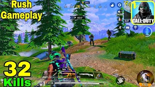 Rush Gameplay In Season 1 | Solo vs Squad | COD Mobile Battle Royal Gameplay