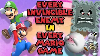 Every Invincible Enemy in Every Mario Game