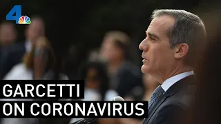 Watch Live: Mayor Garcetti Provides Updates on the Coronavirus Crisis | NBCLA