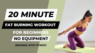 20 Minute Fat Burning Workout for Beginners- No equipment