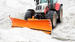 Fliegl Agro-Center im Einsatz Schneeschild „Mammut“ | Schneeräumen extrem Schneepflug