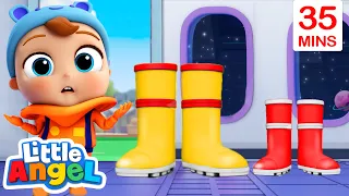 Opposites Song | Tall And Short | Little Angel Kids Songs & Nursery Rhymes