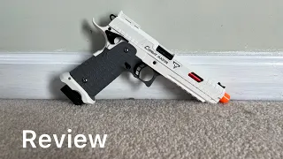 [REVIEW] combat master toy gun (shell ejecting pistol!)