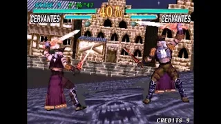 #875 Soul Edge ver. 1 (ARC) Bosses (2/2): Cervantes playthrough.