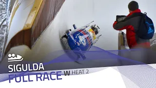 Sigulda | BMW IBSF World Cup 2021/2022 - 2-Woman Bobsleigh Heat 2 | IBSF Official