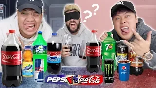 BLINDFOLDED SODA CHALLENGE  *TASTE TEST*