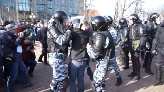 Задержания на Пушкинской площади 26 марта