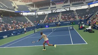 Stefanos Tsitsipas & Thanasi Kokkinakis Practice/Point Play at 2022 US Open - 4K 60fps