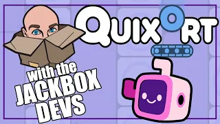 PLAYING QUIXORT WITH THE JACKBOX DEVS! - Quixort (Jackbox Party Pack 9)