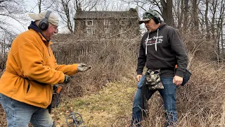 Tucked In Deep! - Metal Detecting an Abandoned 1700s Home Swallowed Under Thick Brush!