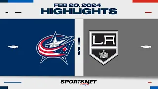 NHL Highlights | Blue Jackets vs. Kings - February 20, 2024