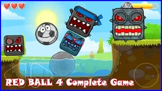 Complete Red Ball 4 game walkthrough with Soccer Ball. Killed all bosses