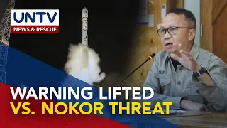 Eastern Samar governor lifts warning over North Korea's military satellite launch