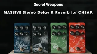 MASSIVE stereo tones for cheap?? ALABS Pedals | Secret Weapons Demo & Review