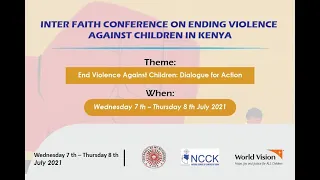 Inter Faith Conference On Ending Violence Against Children In Kenya