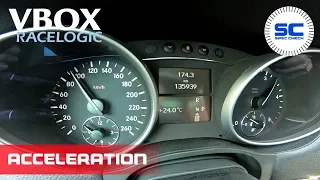 Mercedes GL320 CDI 4MATIC 165Kw 224PS Acceleration TEST 0-100 0-200 RACELOGIC VBOX 20HZ