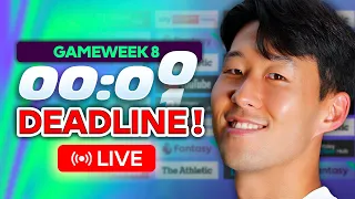 FPL GAMEWEEK 8 DEADLINE STREAM | Spurs Team News! | FANTASY PREMIER LEAGUE 2023/24