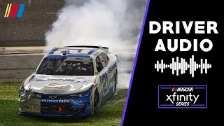 "How about that? Three-peat at Daytona!" | Austin Hill's In-Car Audio of Daytona Xfinity Win 2024