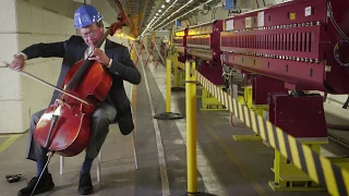 World-famous cellist Yo-Yo Ma performs 100 metres underground at the Large Hadron Collider at CERN