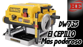 El mas poderoso Cepillo eléctrico 13" DW735 Dewalt