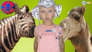 Ярослава и Кукла Штеффи отправляются в Зоопарк Анталии. Кормим Животных - Видео для детей Часть 1