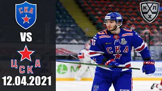 СКА - ЦСКА (12.04.2021)/ ПЛЕЙ-ОФФ КХЛ/ KHL В NHL 20 ОБЗОР МАТЧА