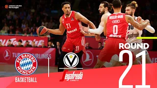 Rubit, Winston lead Bayern past Virtus! | Round 21, Highlights | Turkish Airlines EuroLeague