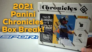 2021 Panini Chronicles Baseball Box Break! Redemption King 🤴 strikes yet again! 🤦‍♂️