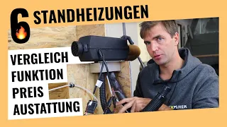 6 Standheizungen im Test 🔥 Luftheizung nachrüsten (China, Autoterm, Webasto, Eberspächer, ...)