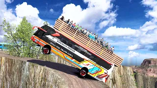 Amazing Bus Driver Skills! On The Most Dangerous Roads In The World - EURO TRUCK SIMULATOR 2