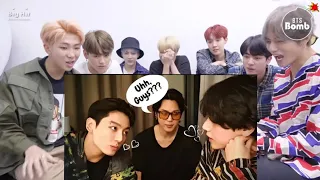 BTS Reaction to Jimin EXPOSING Taekook VMINKOOK Vlive [Taekook Moments]