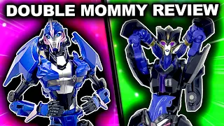 TRANSFORMERS PRIME Arcee vs Airachnid - Double Mommy Review