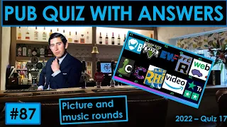 #87 PUB QUIZ. Music, picture and connection rounds