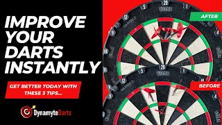 Throw Better Darts Instantly | 3 Quick Tips for Increased Accuracy