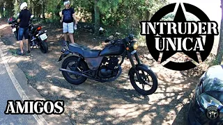 INTRUDER 125 ÚNICA! NA ESTRADA COM AMIGOS